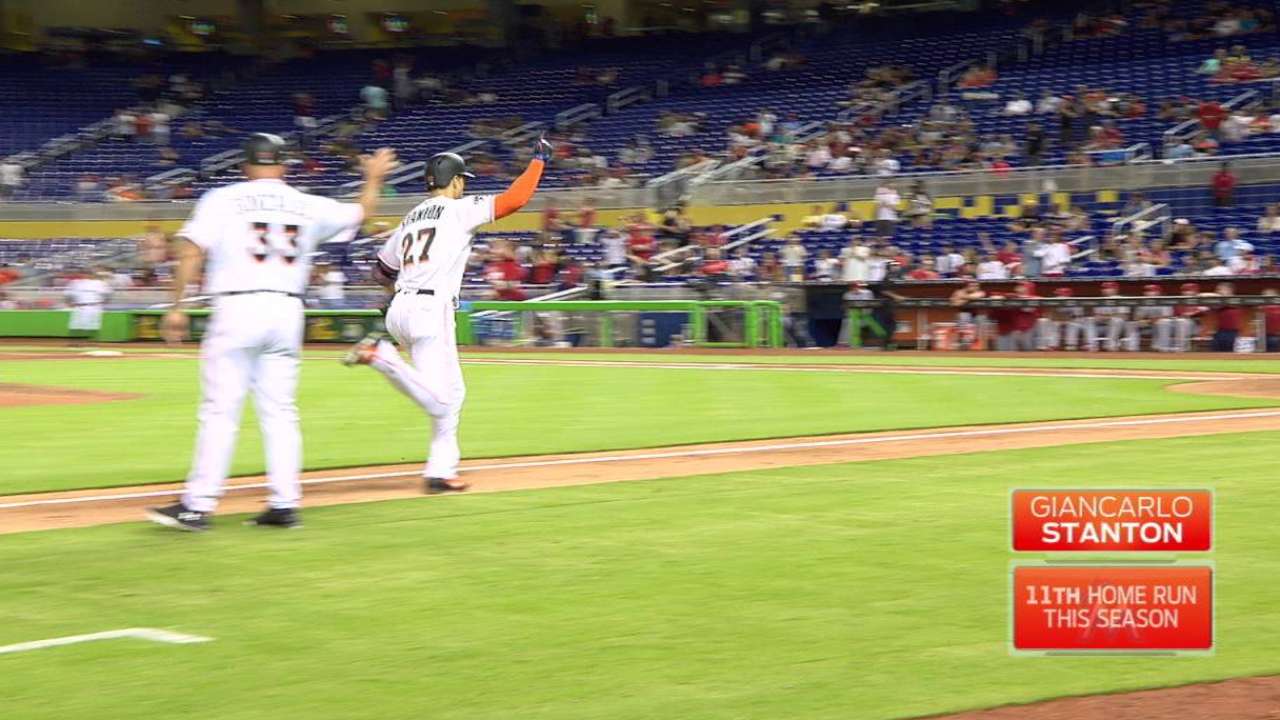 Stanton's solo home run