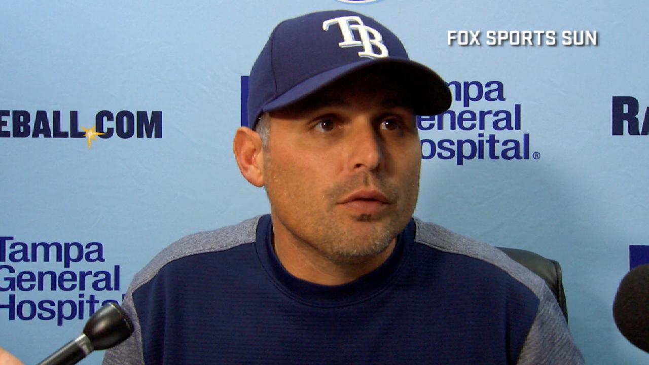 Cash on the 7-3 loss to Royals