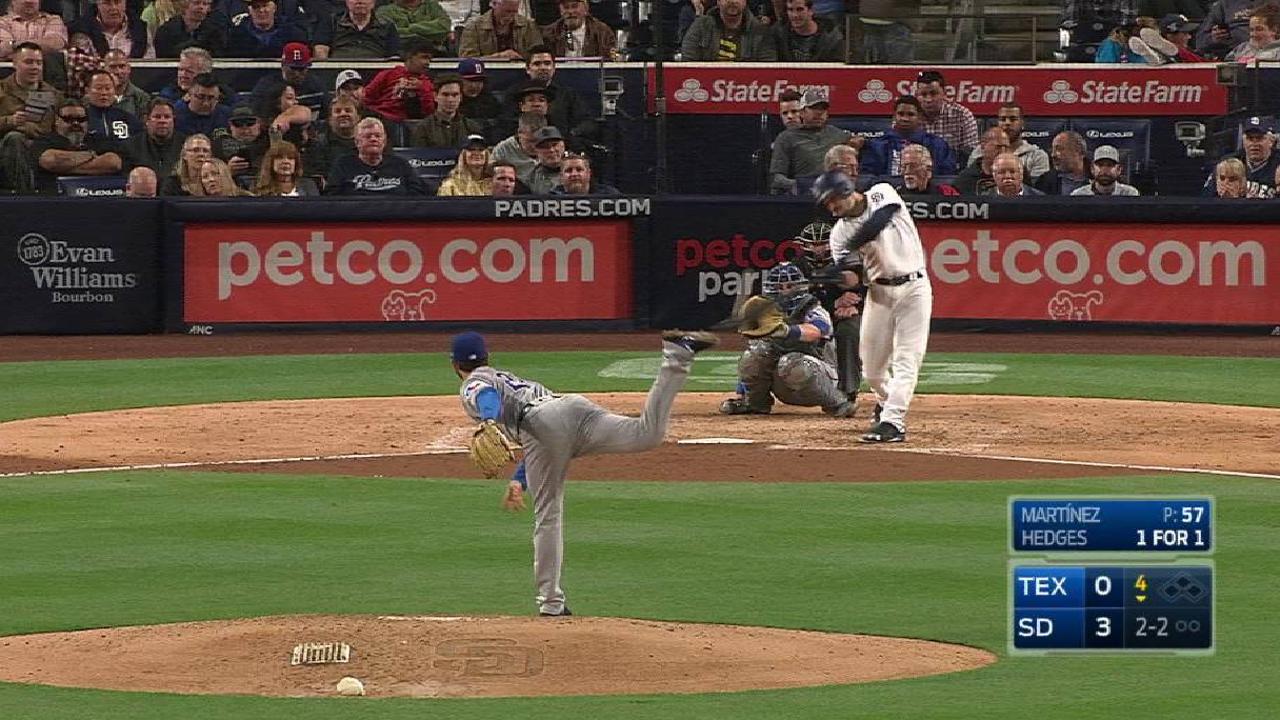 Padres power past Rangers with 3 homers