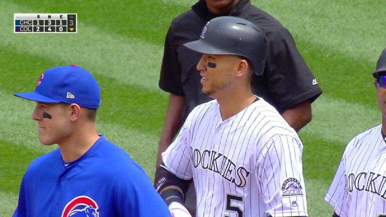 Rockies apalean a Cubs en el primer juego de doble cartelera