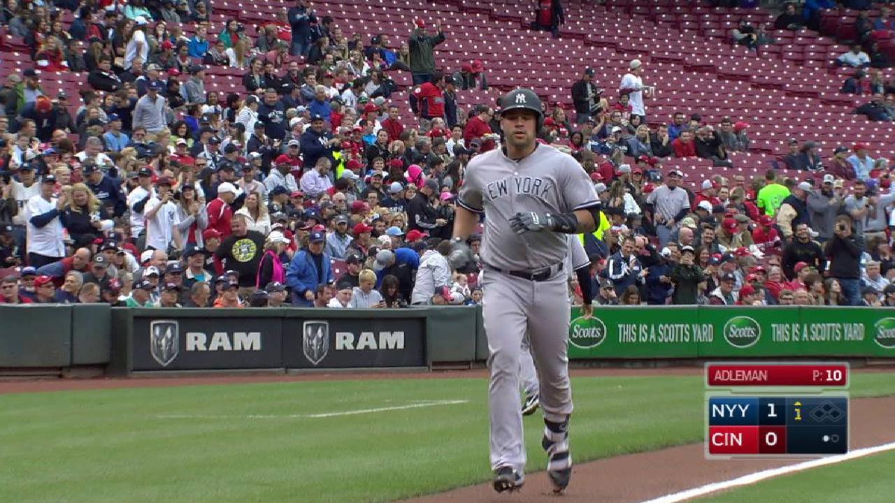 Sanchez's upper-deck moonshot