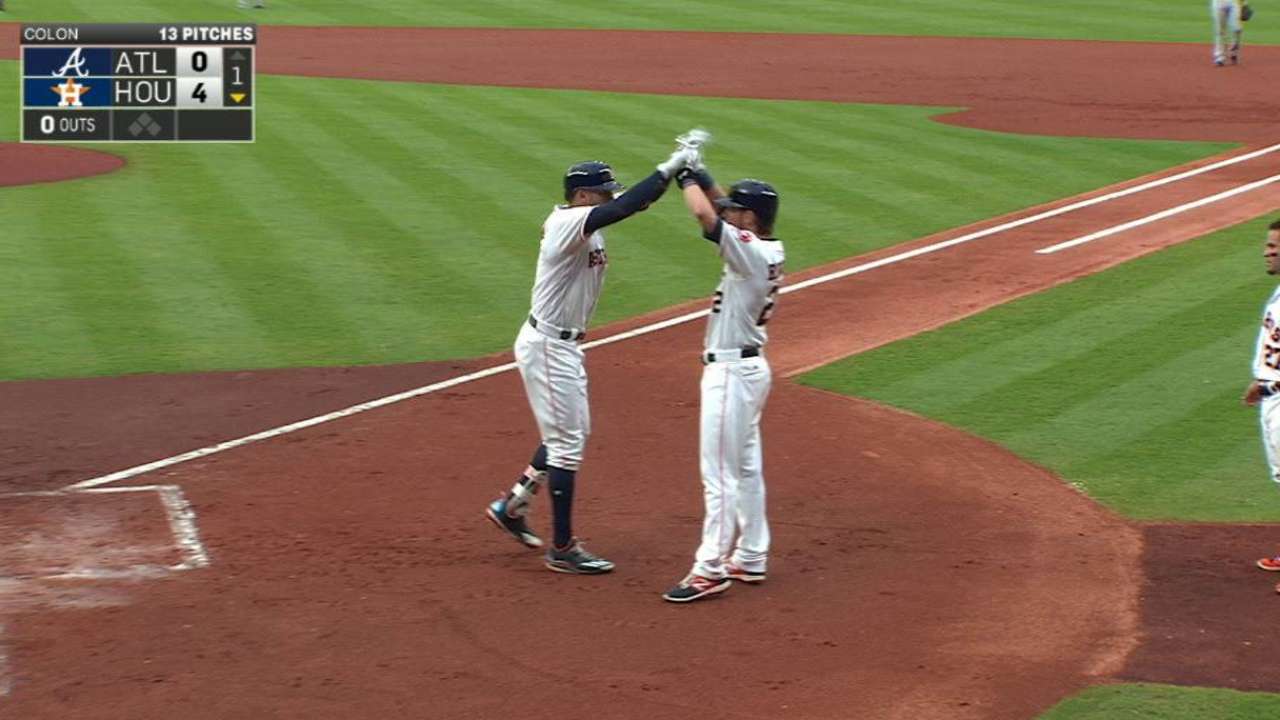Correa's three-run blast