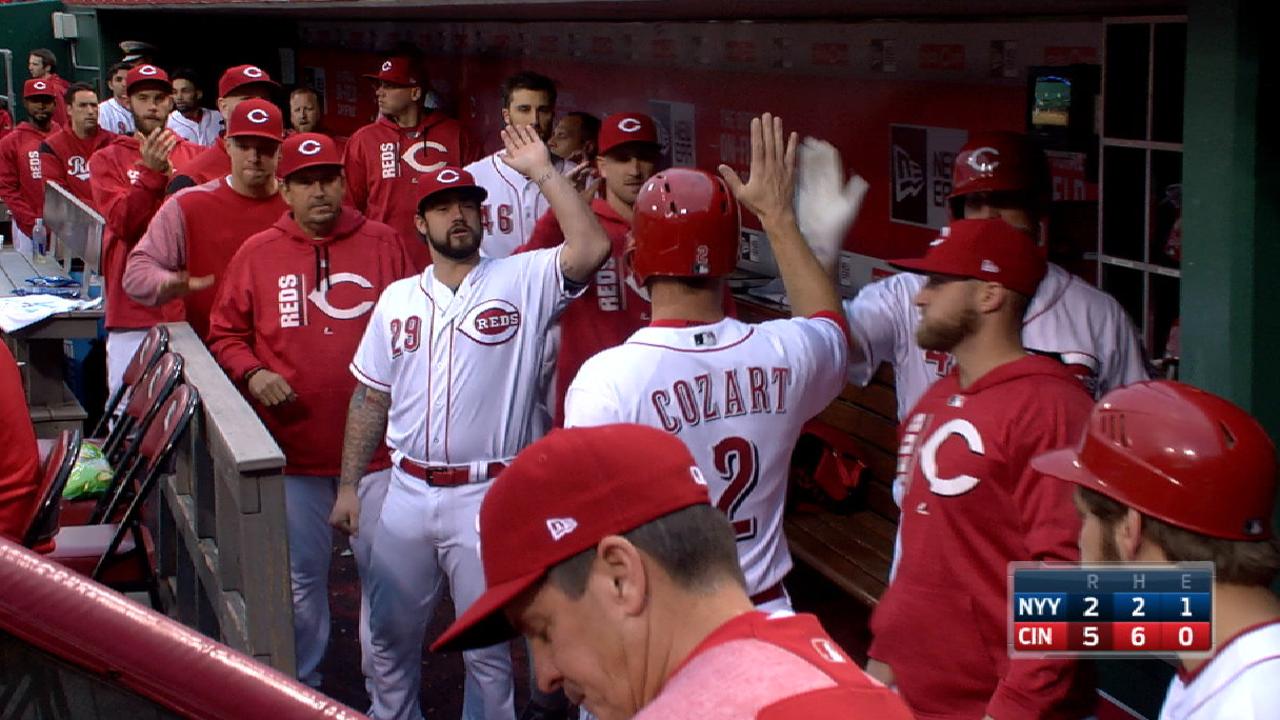 Rojos logran frenar a Yankees con ataque tempranero
