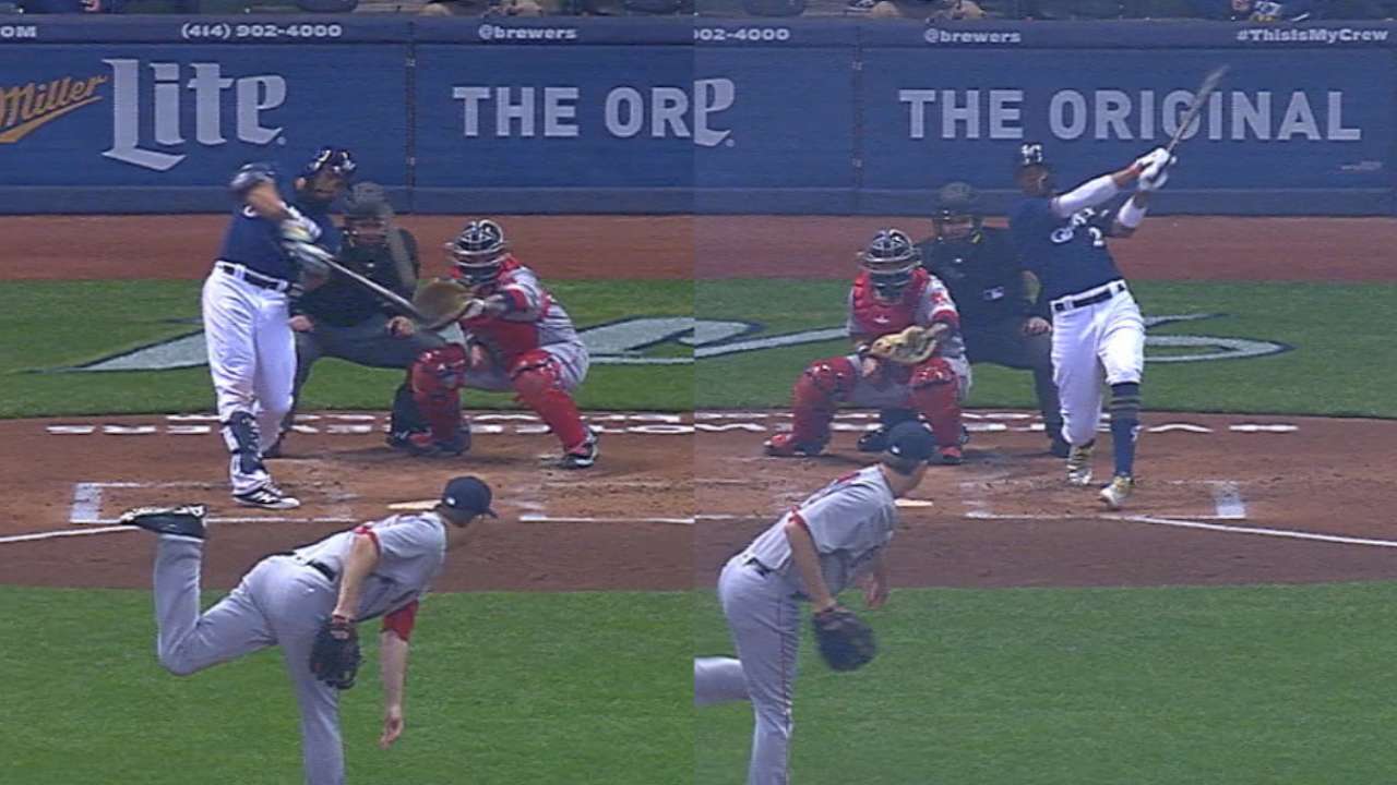 Thames, Broxton homer in the 1st