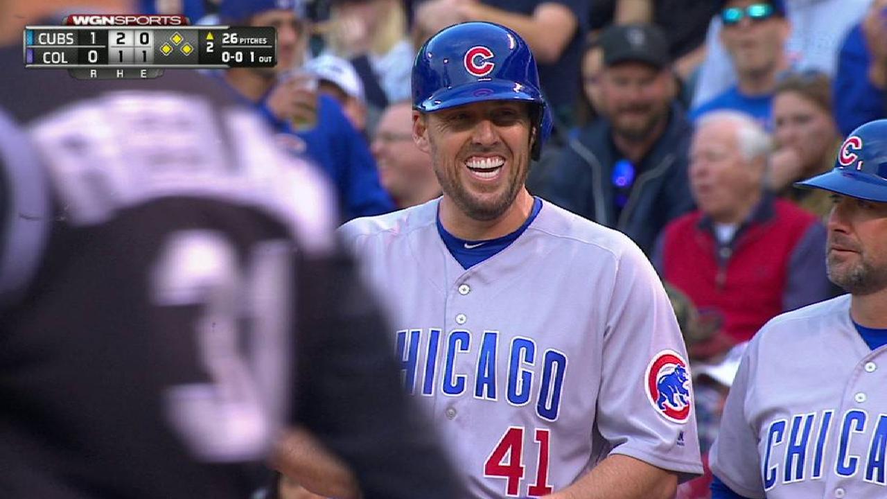Lackey's RBI single