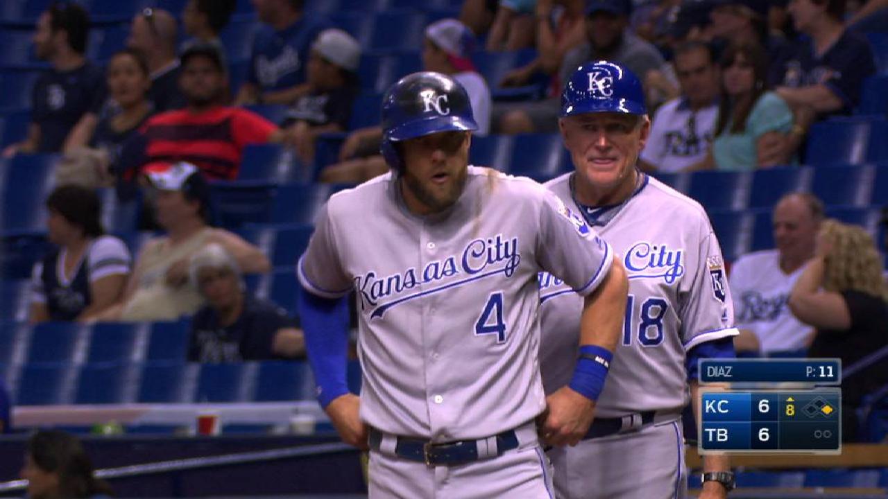 Royals' duo provides key hits against Rays