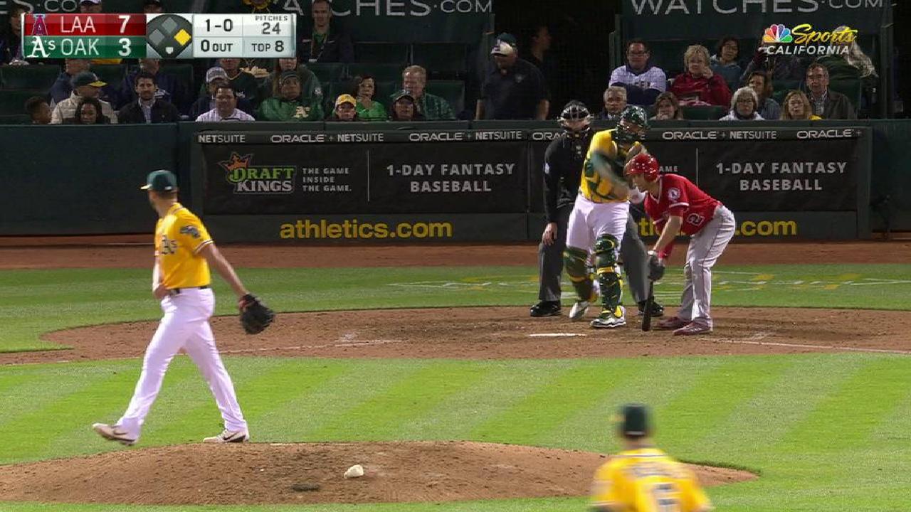Maxwell sent to Triple-A as Manaea returns