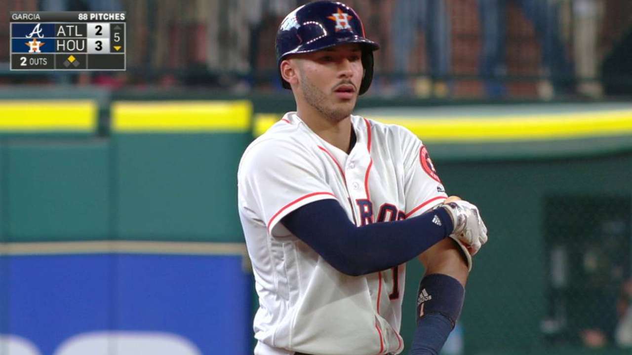 Image result for Dos jonrones de Correa guiaron a Astros sobre Atléticos