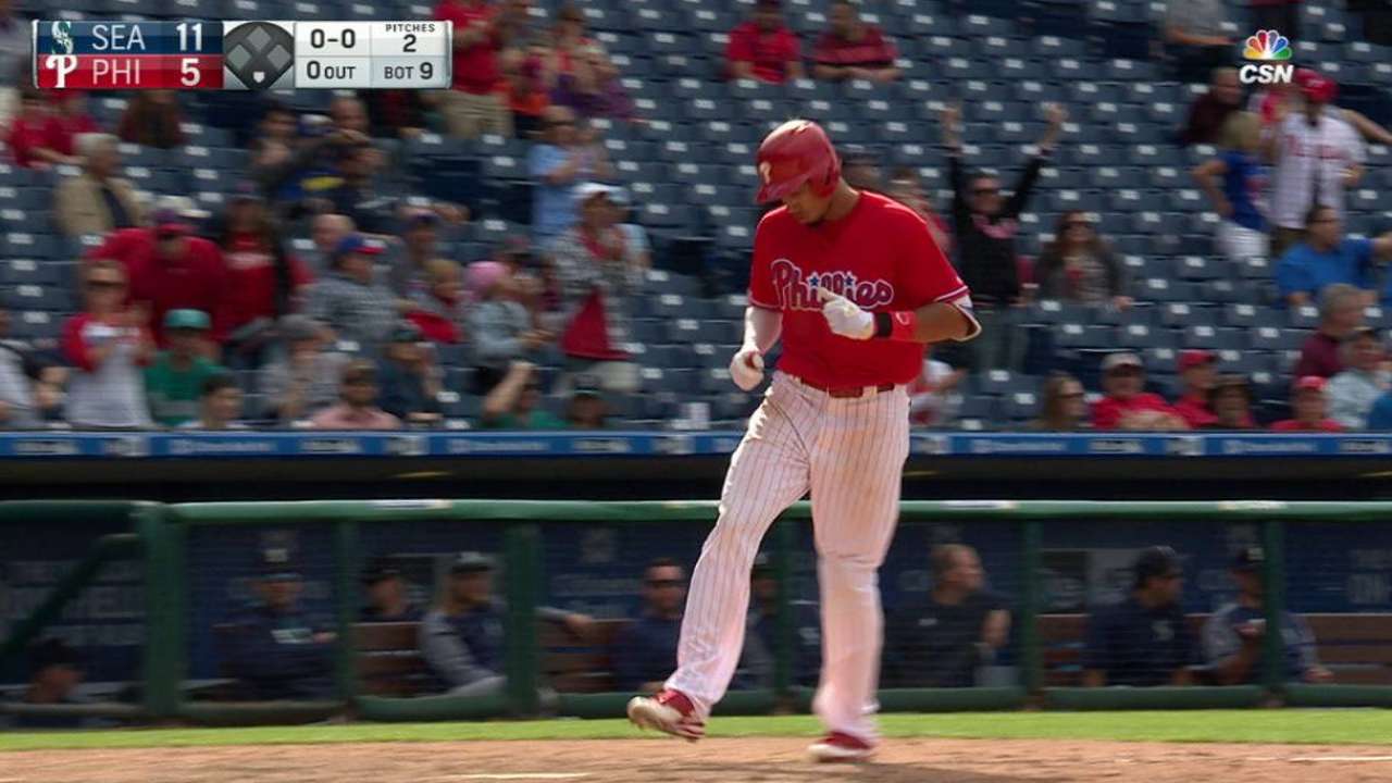 Altherr's second home run