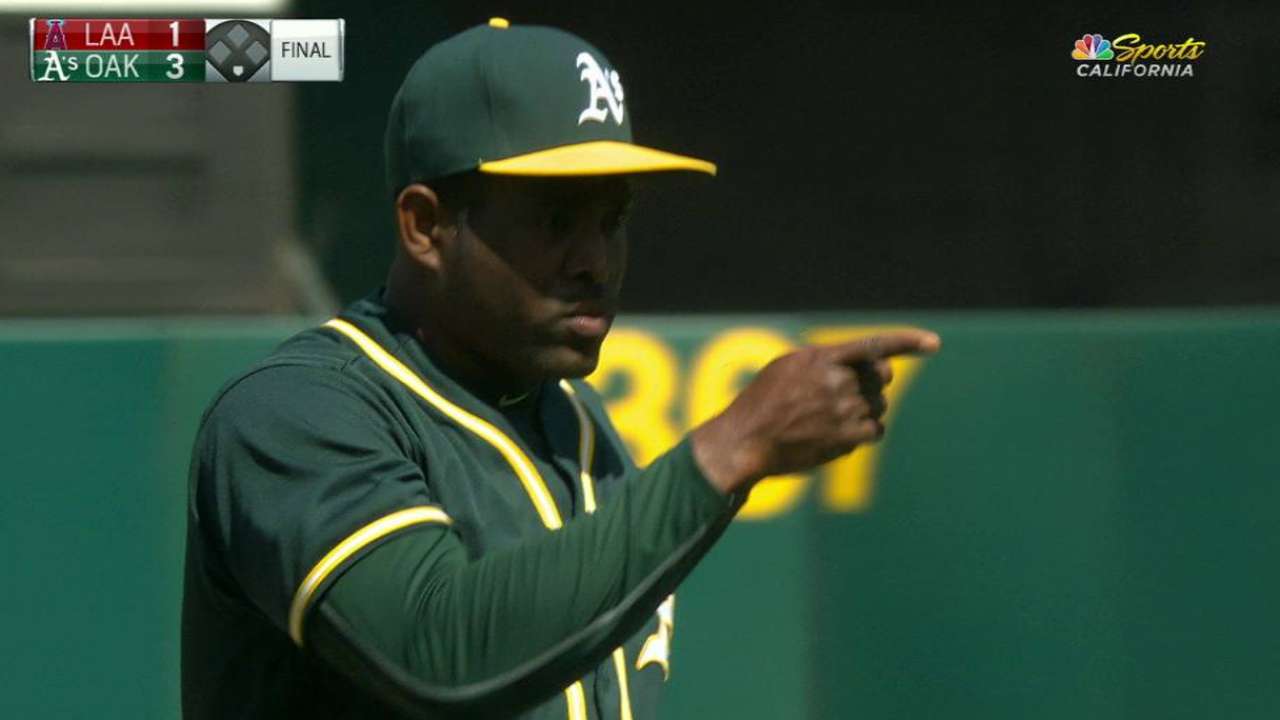 Casilla notches the save