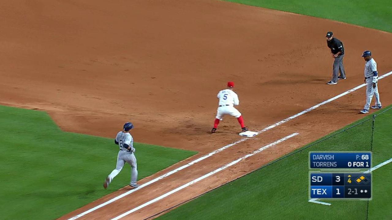 Darvish escapes a jam