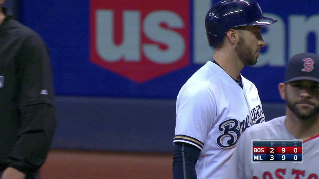 Braun exits after single