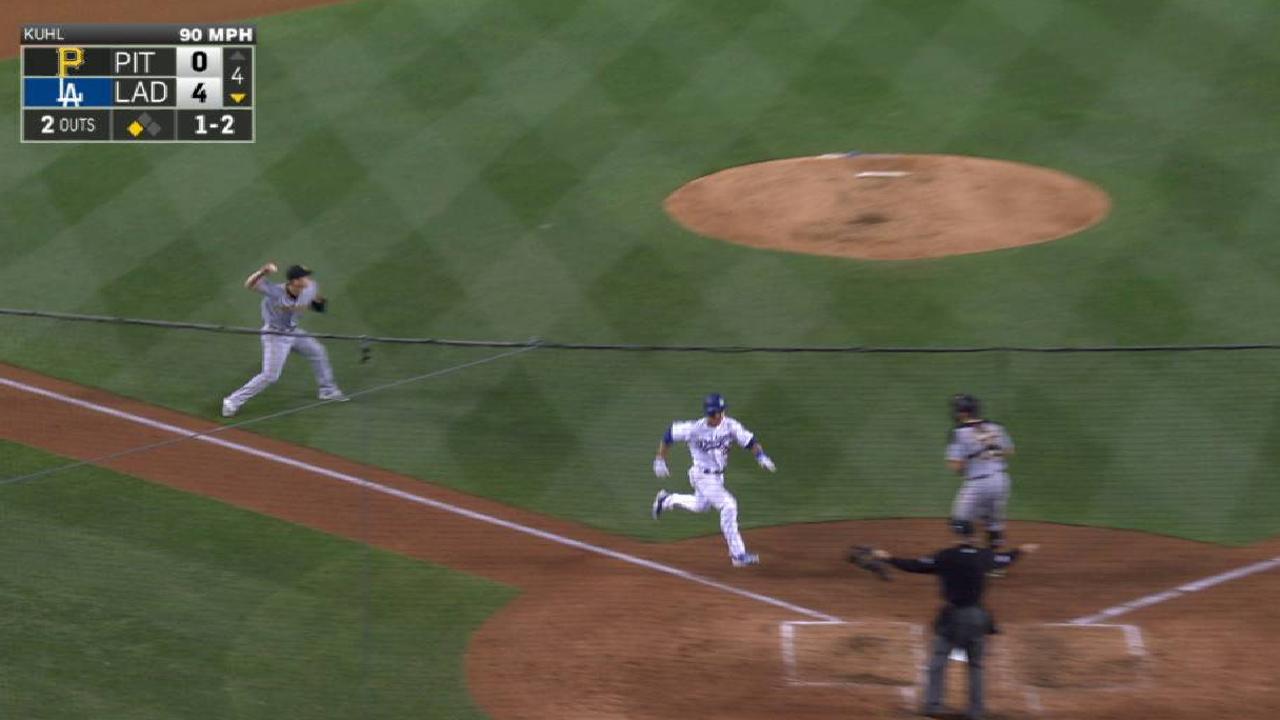 Kuhl's rocky first inning sets ominous tone