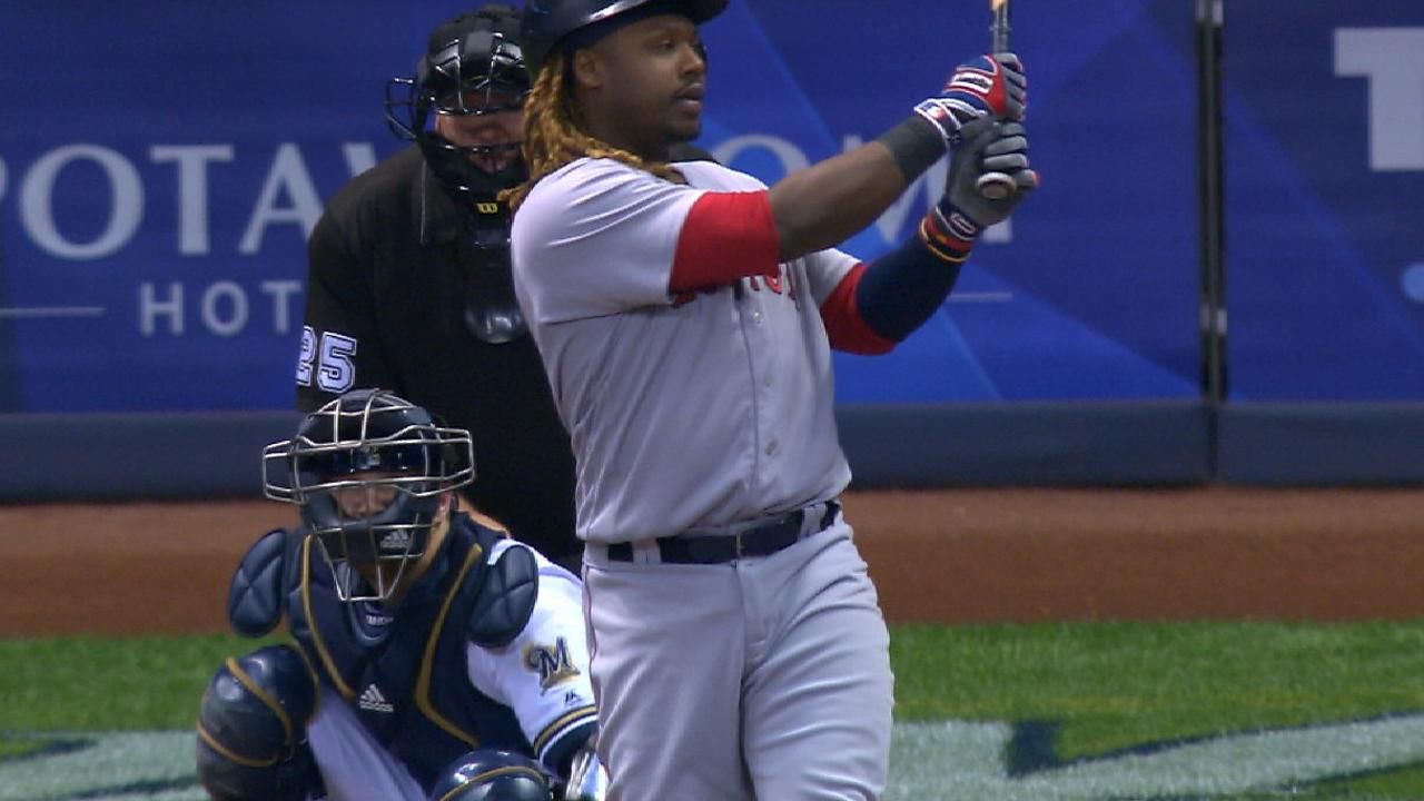 Hanley leaves game after K