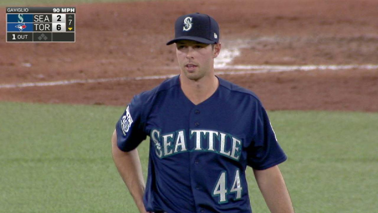 Gaviglio's first MLB strikeout