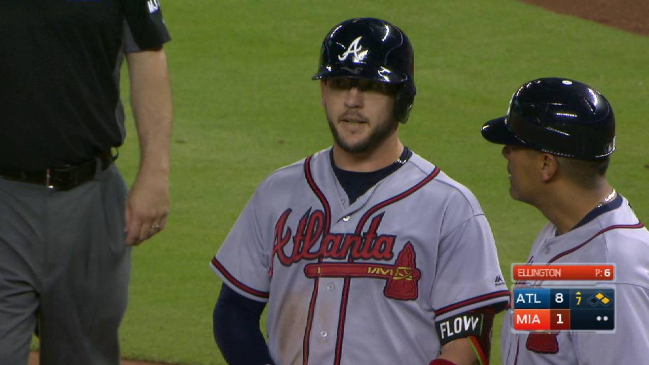Flowers' two-run single
