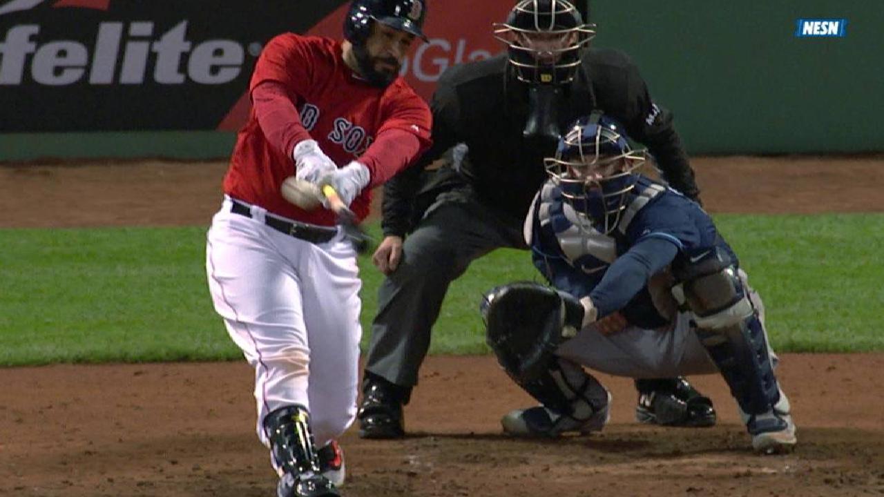 Red Sox's rally comes up just short vs. Rays