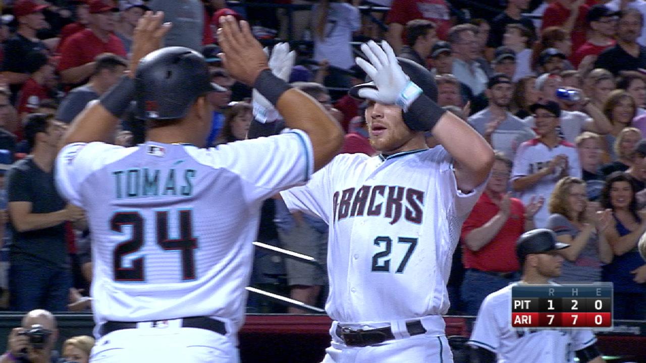 D-backs score seven in the 3rd