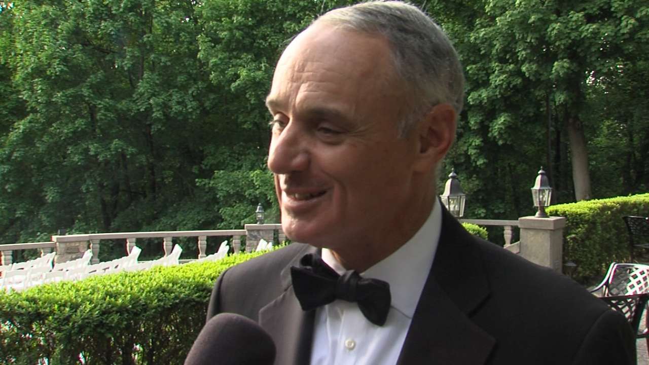 Manfred on Jeter ceremony