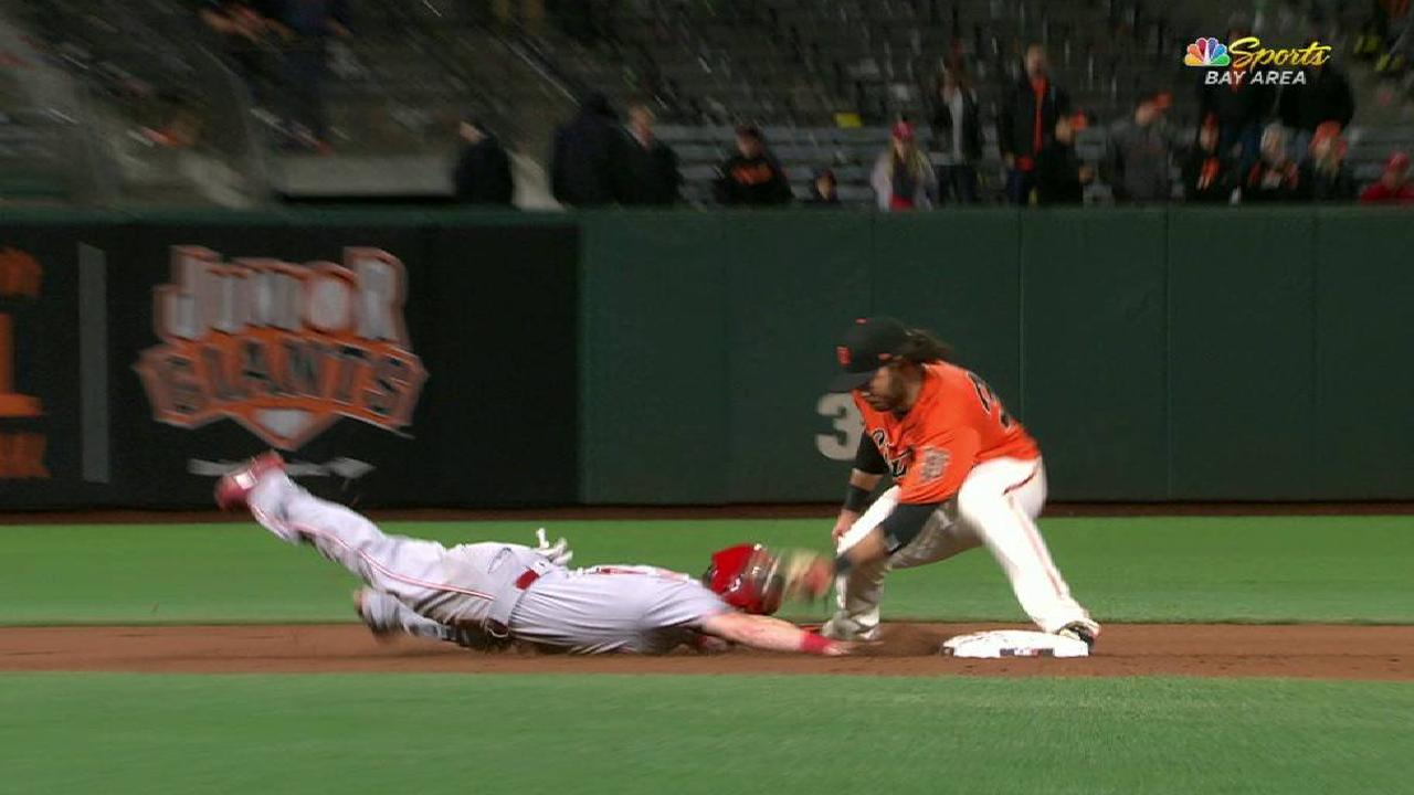 Morris picks off Gennett