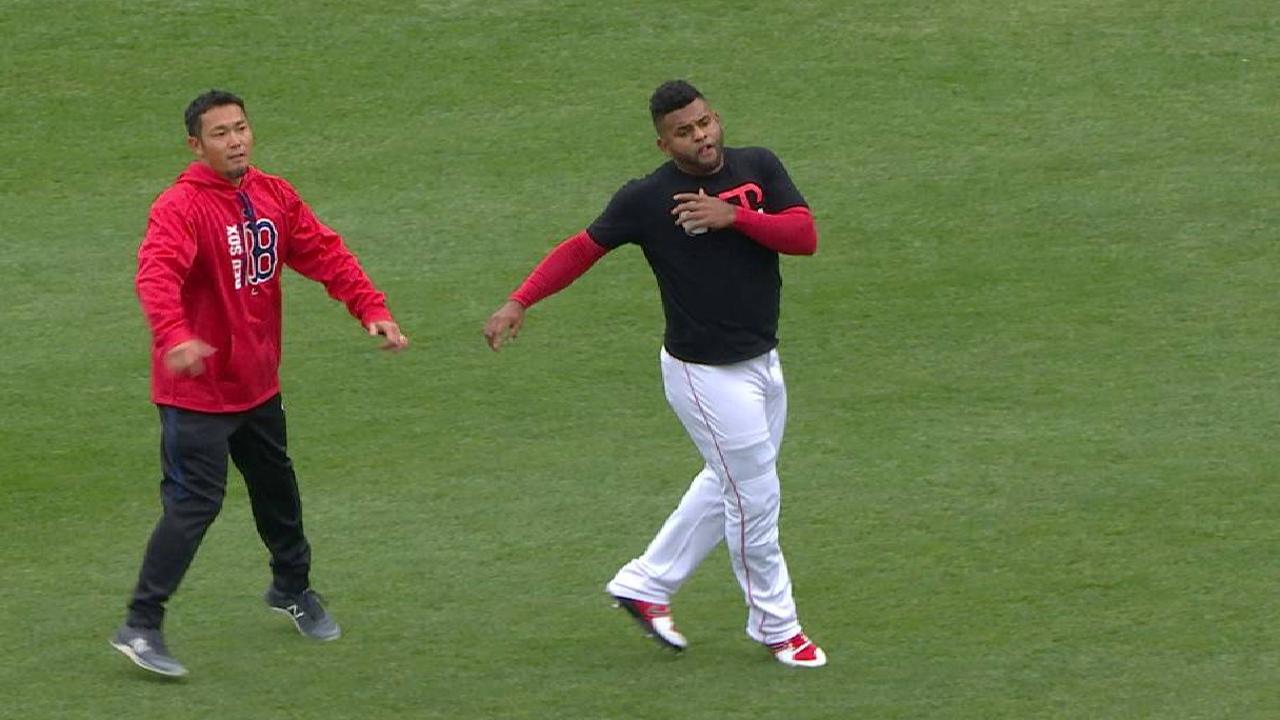 Panda will travel with Red Sox to St. Louis