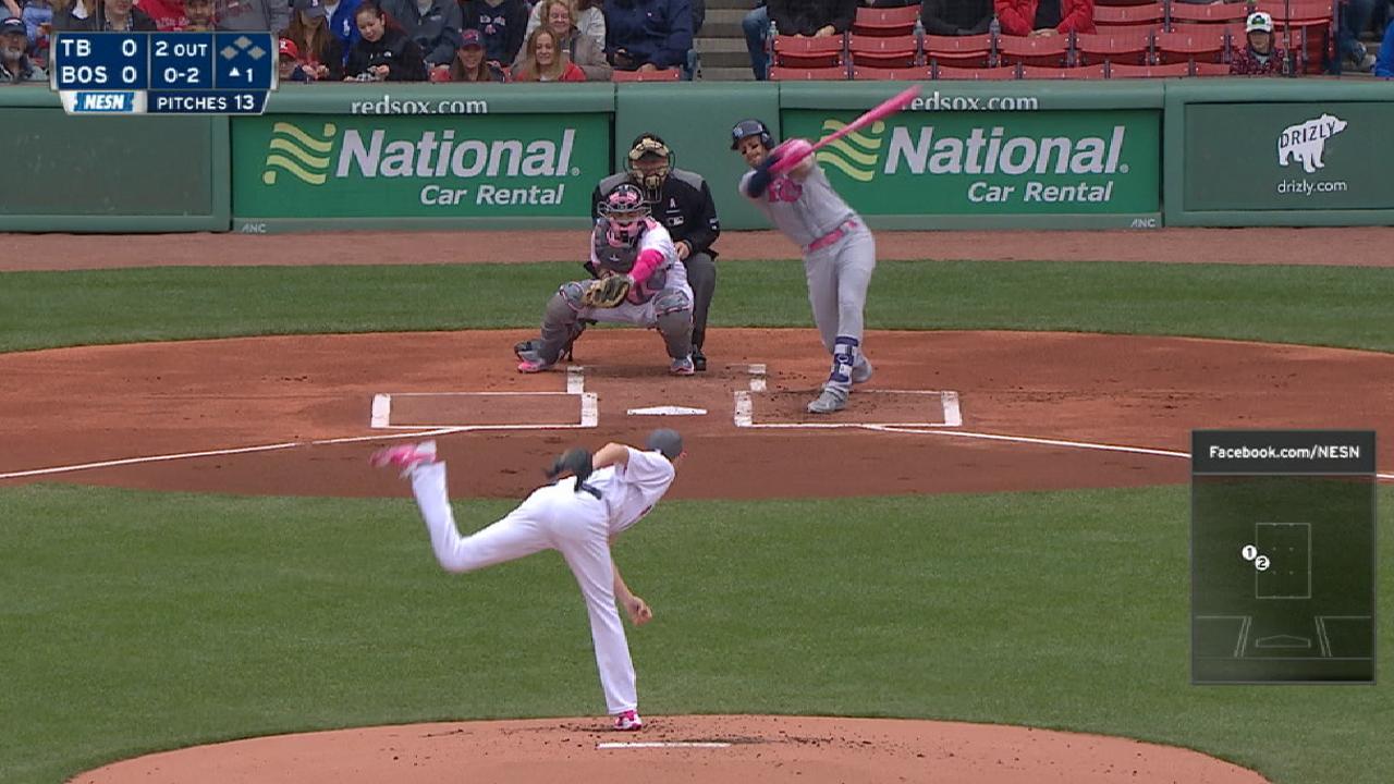 Sale K's 10+ in 7th straight, 1 shy of MLB record
