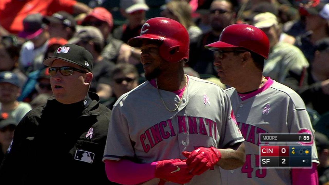 Bonilla's first Major League hit