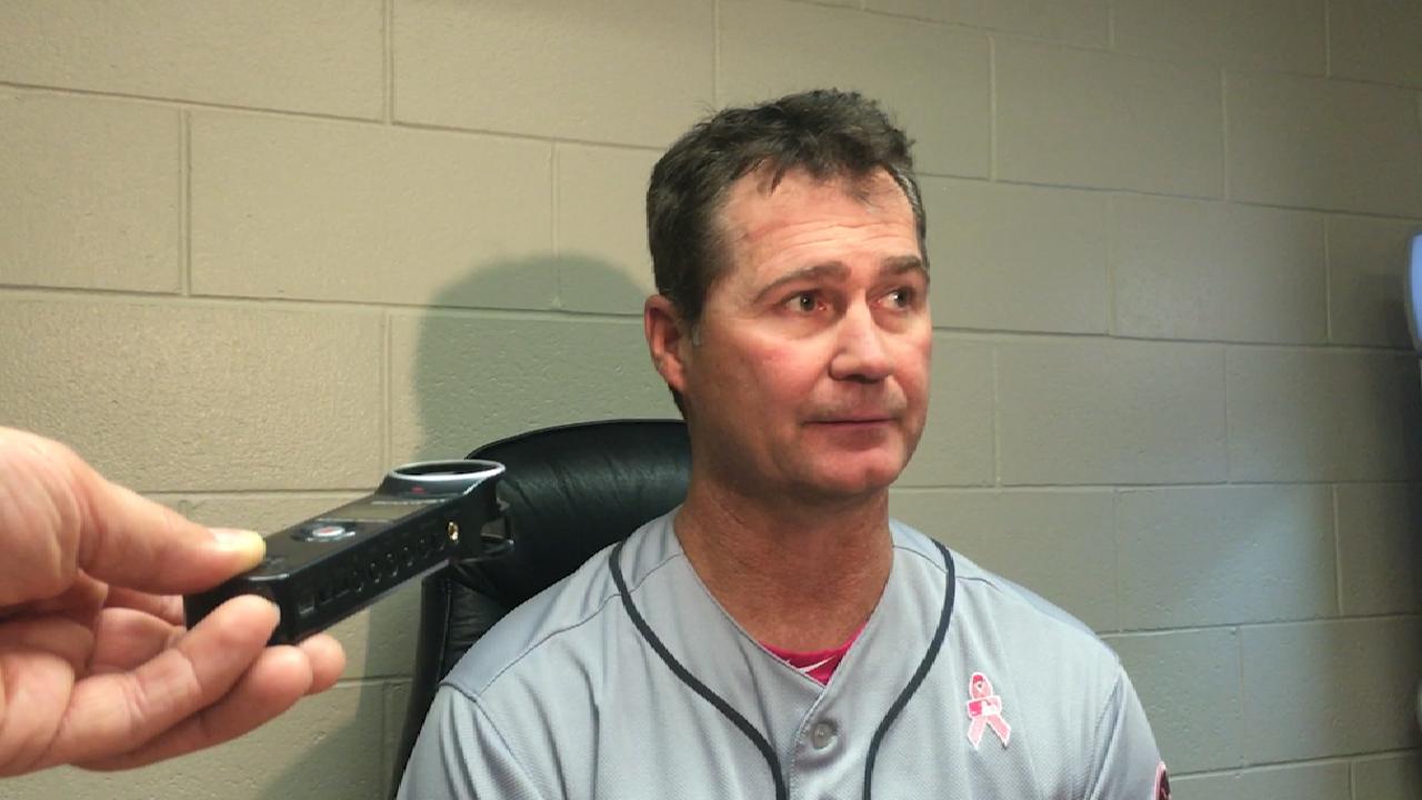 Servais on loss, pitching