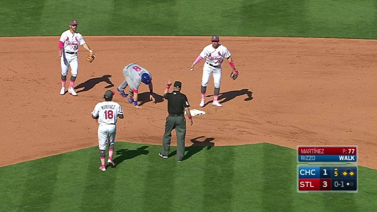 Happ, Rizzo out after review