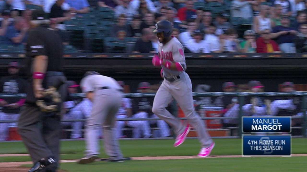 Margot's leadoff homer