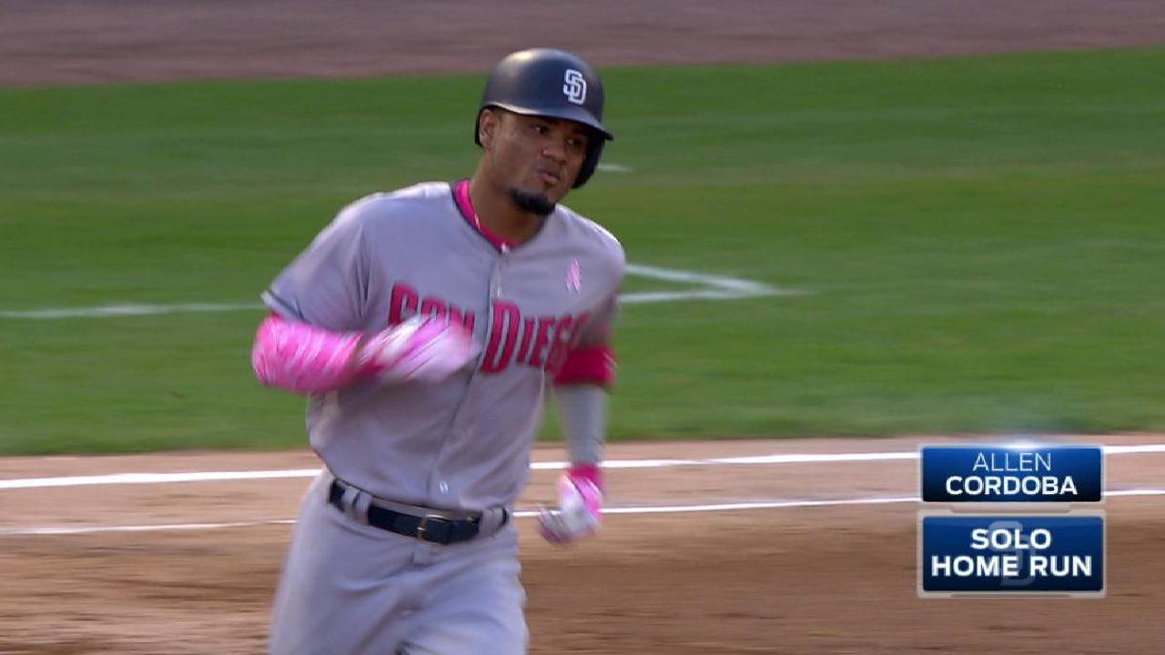 Cordoba's solo homer