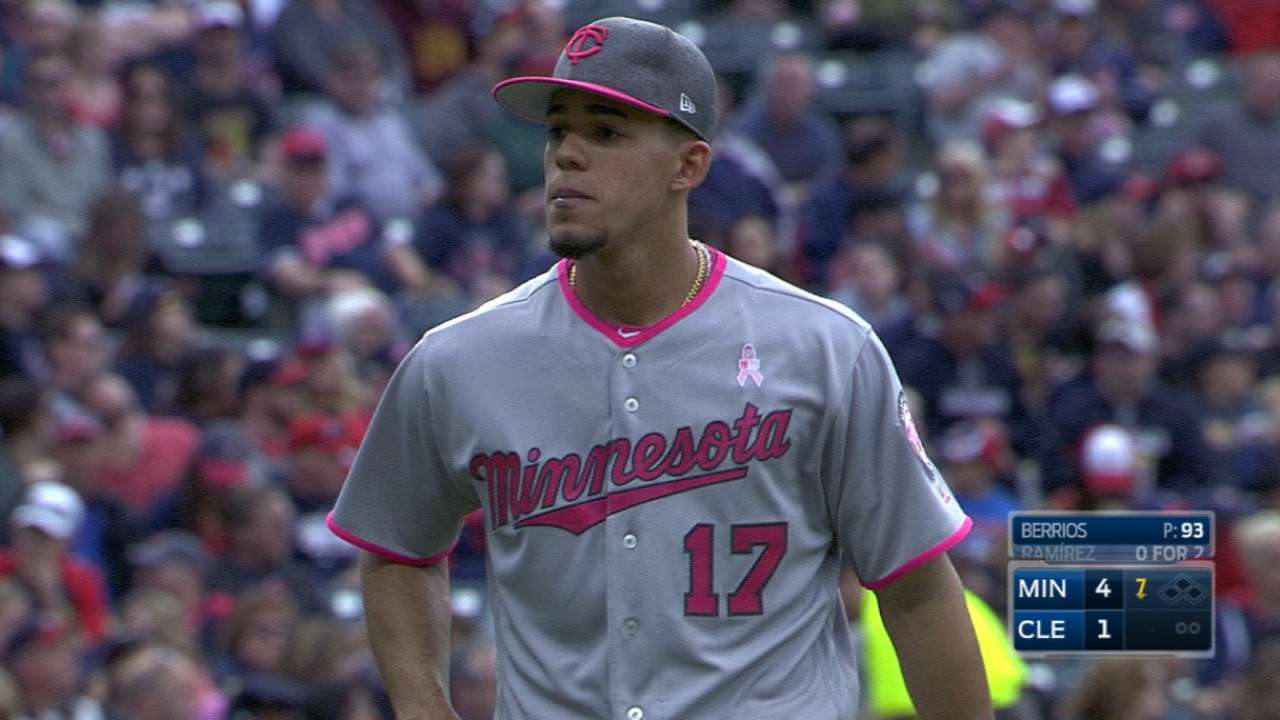 Berrios' dominant outing