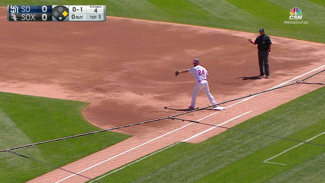 White Sox turn two in the 1st