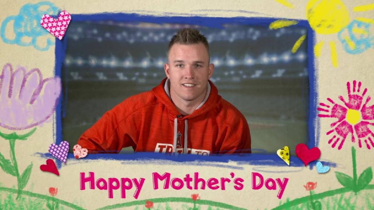 Trout on his mother