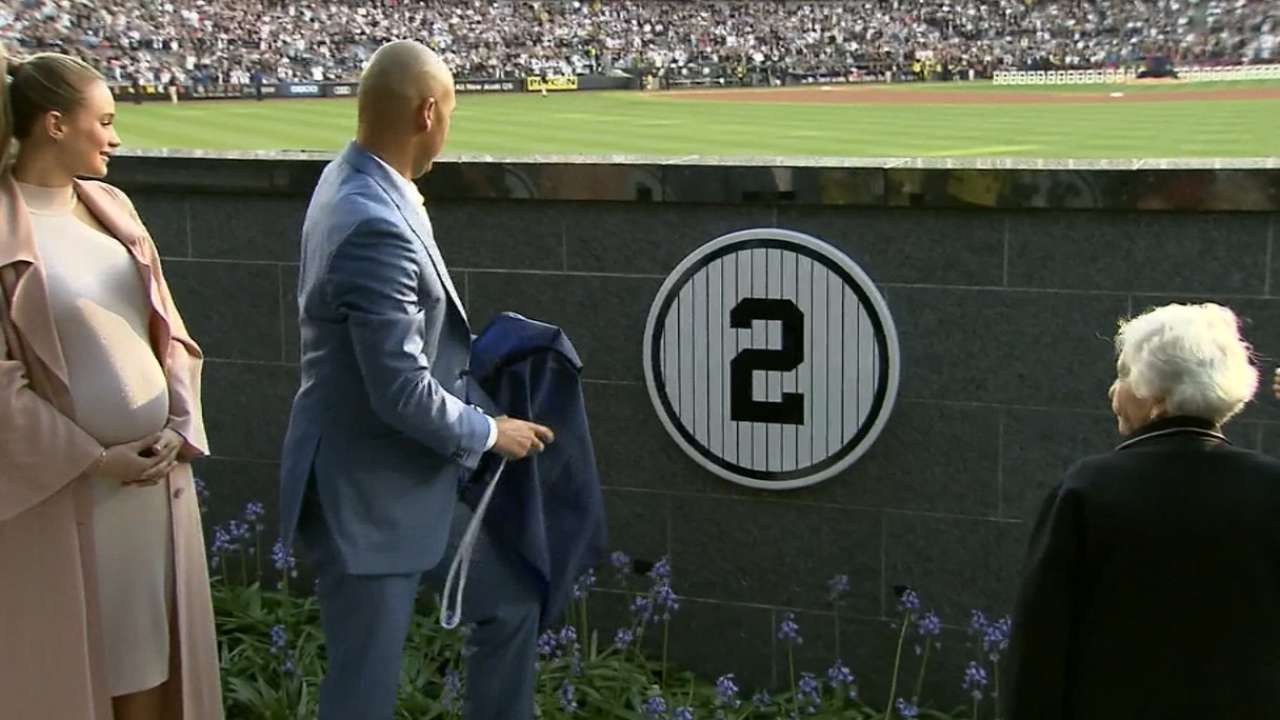 2 sweet: Yanks retire Jeter's iconic number