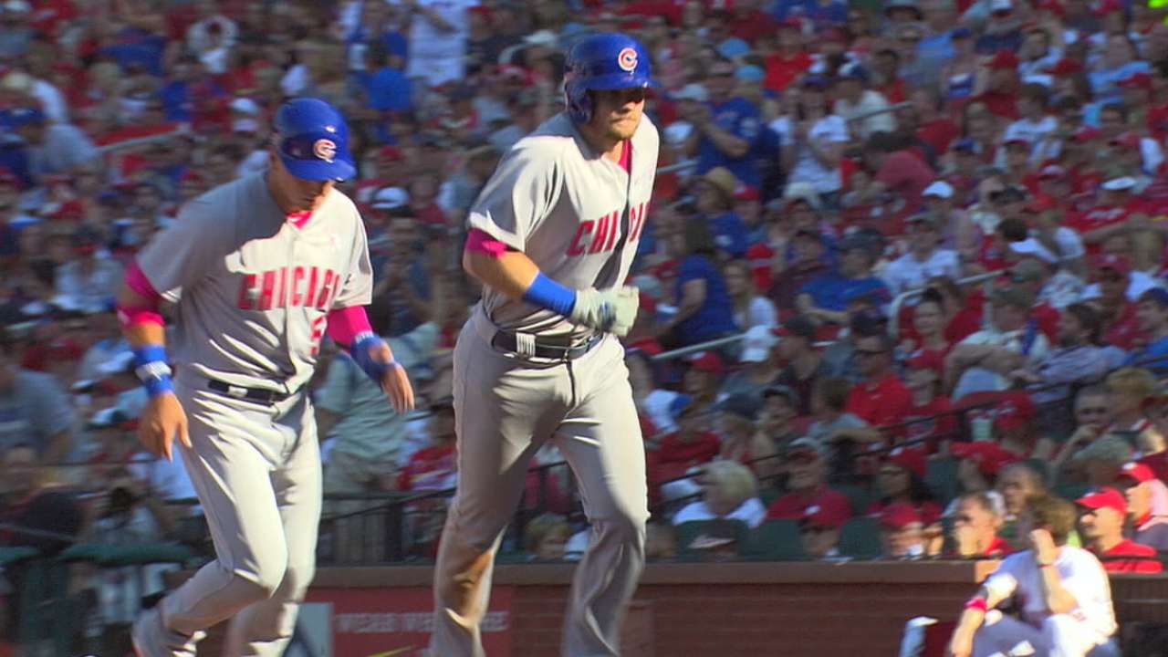 Cubs with first HR in debut