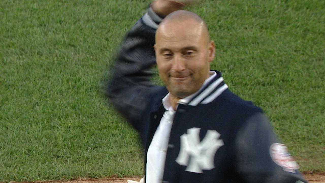 Jeter's first pitch