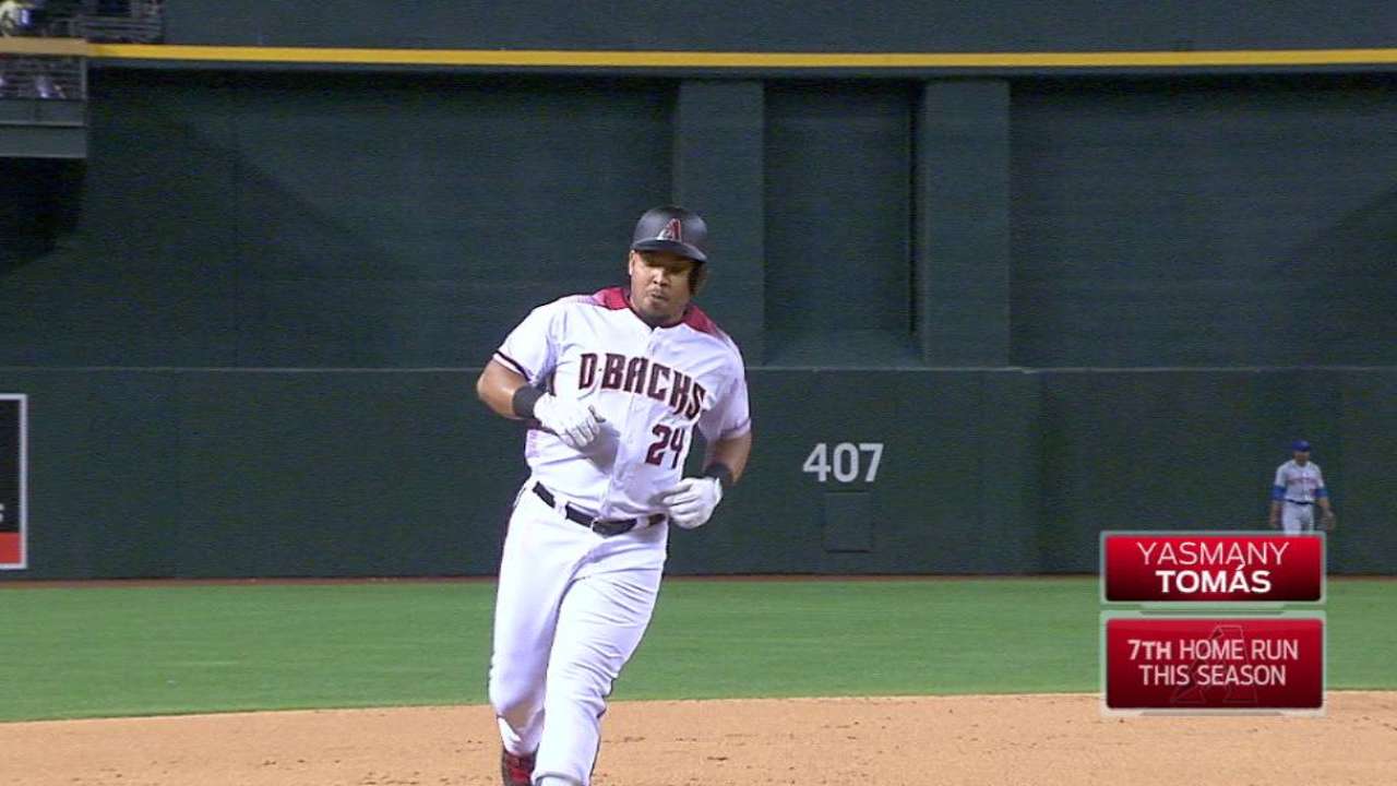 Yasmany Tomás y los D-backs le pegaron fuerte a los Mets