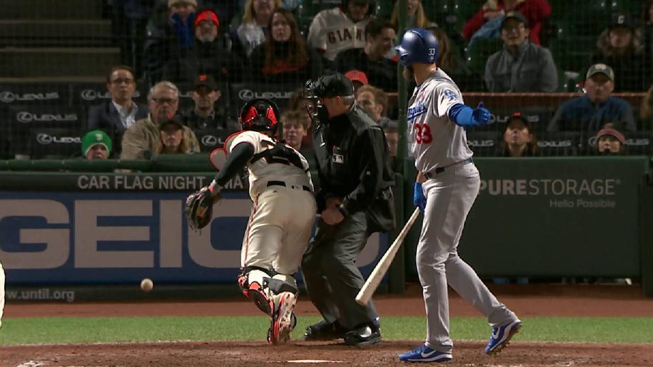 Taylor scores on a wild pitch