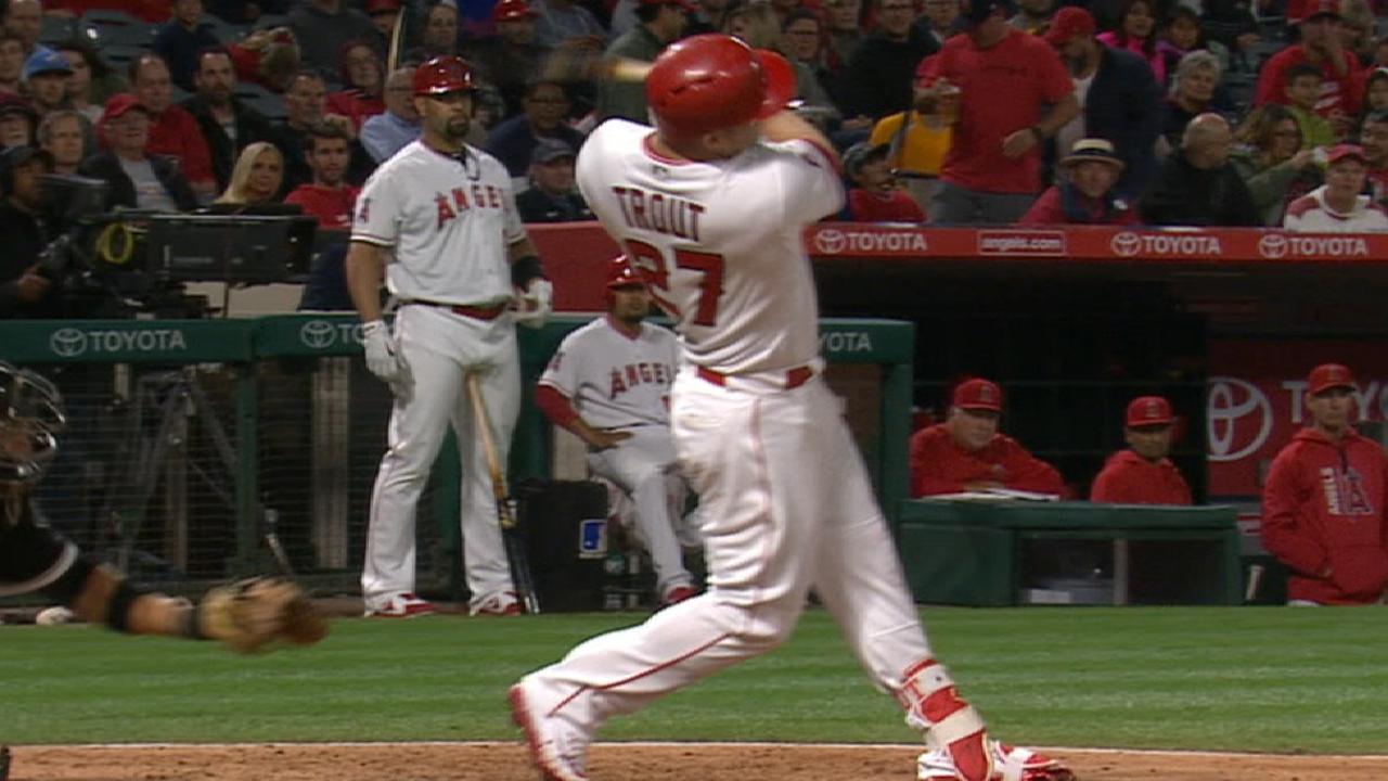 Radio Call: Trout's solo homer