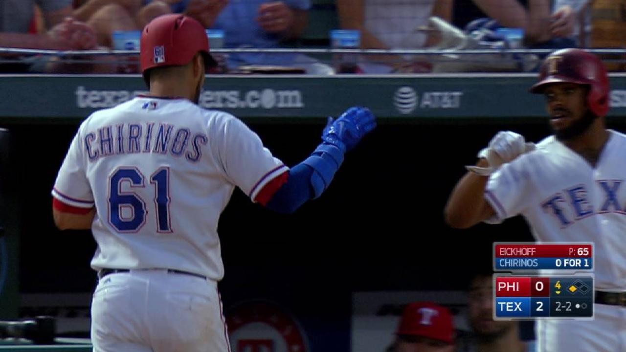 Chirinos' RBI groundout