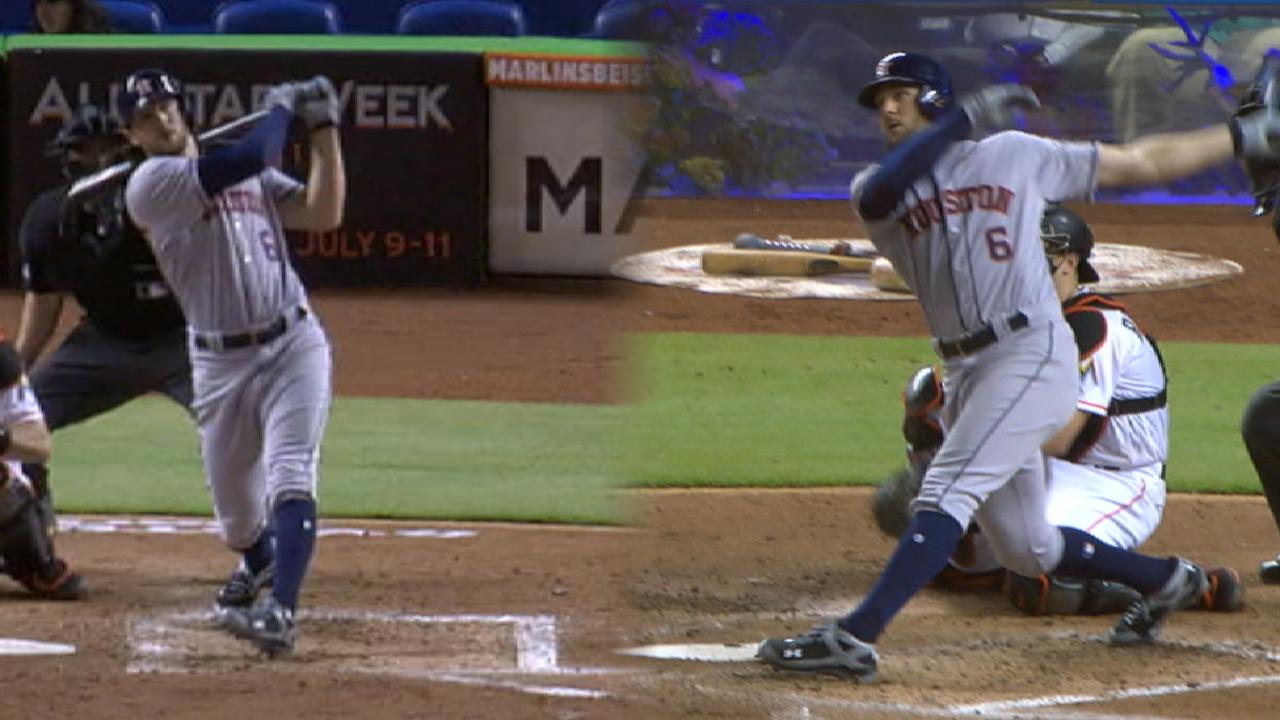 Marisnick's two-homer night