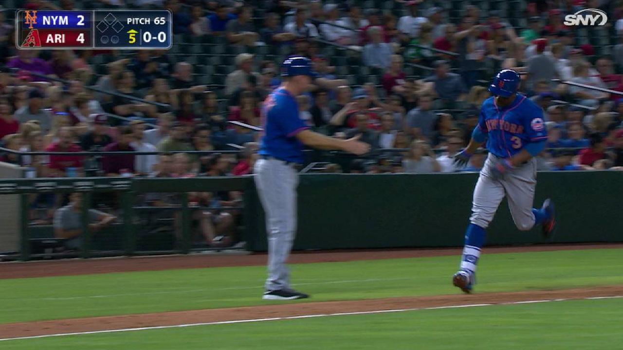 Mets fall short after Rene, Grandy go deep