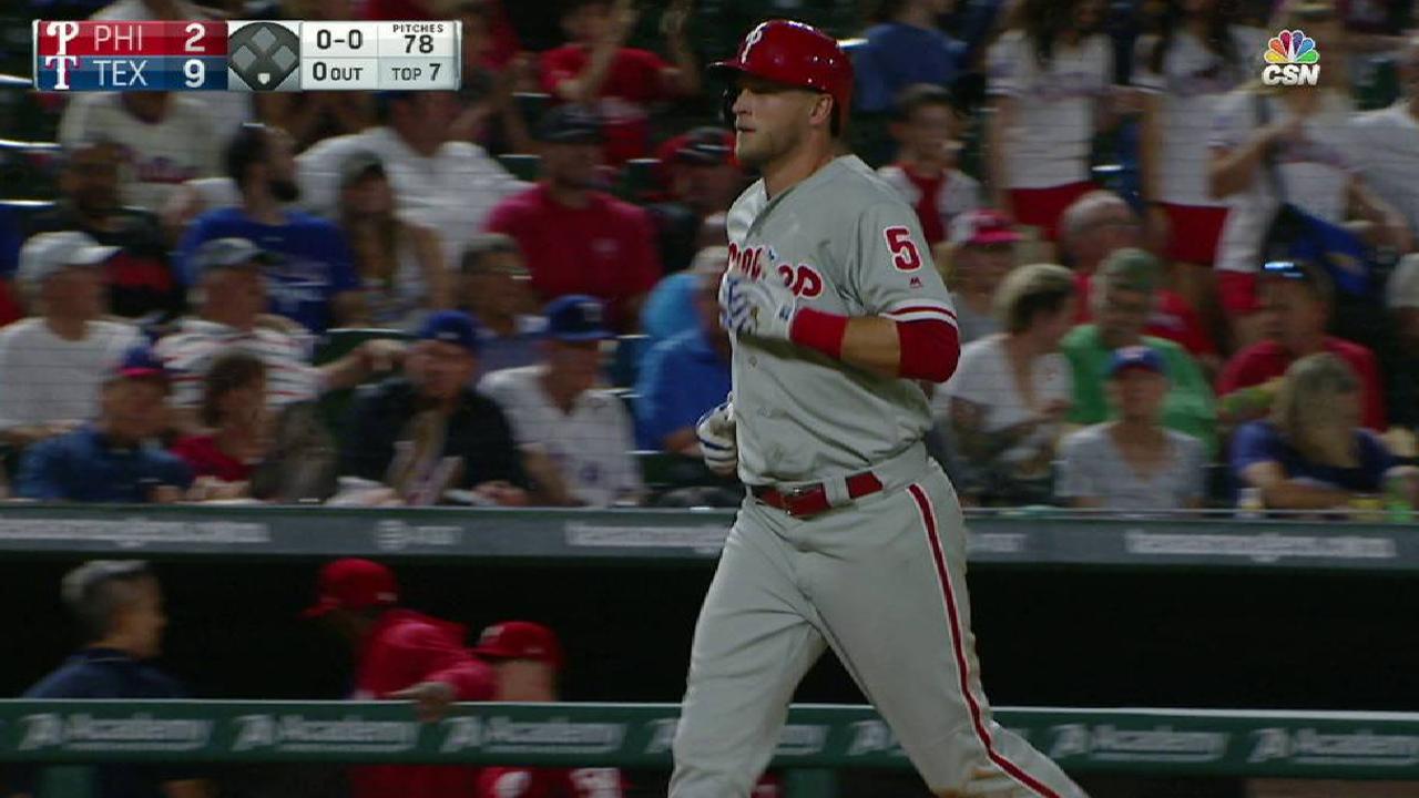 Saunders homer not enough as Phillies fall