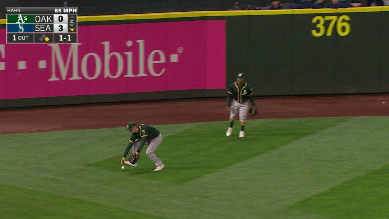 Gamel reaches second on error