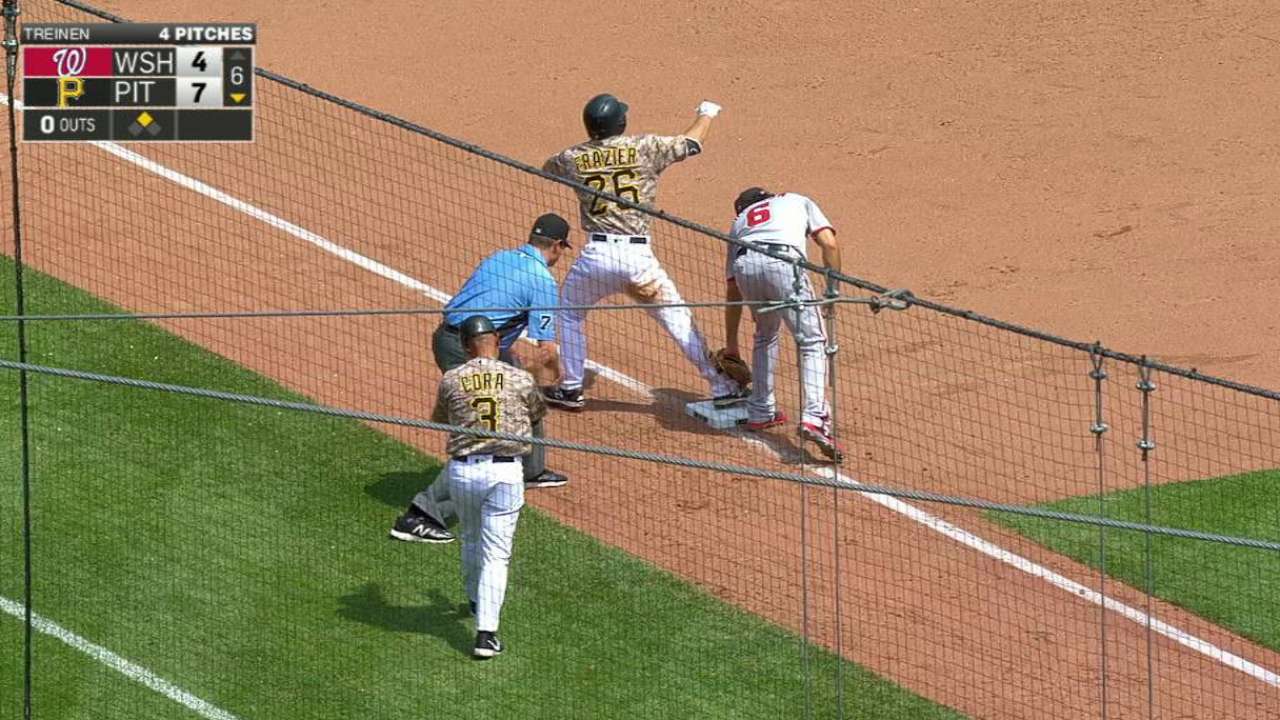 Bucs pile on, cruise past Nats to take series