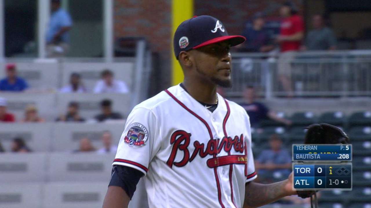 Bautista gets hit by a pitch