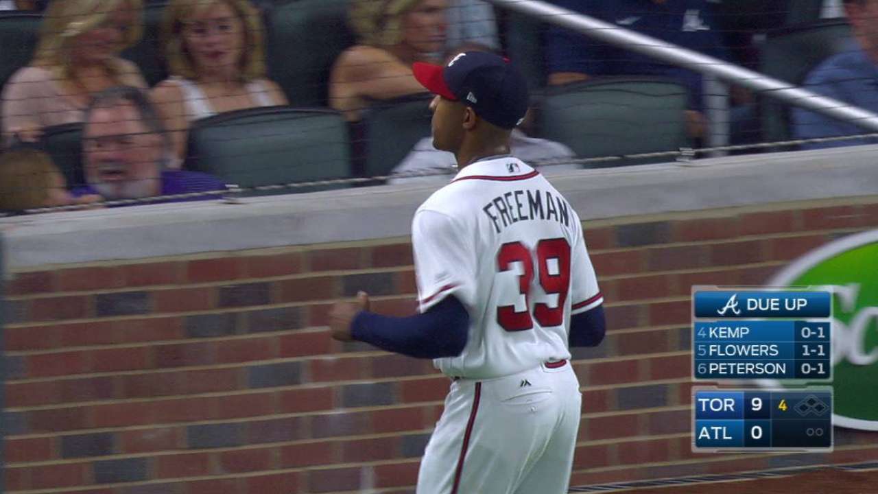 Teheran hit hard as Braves drop finale to Jays