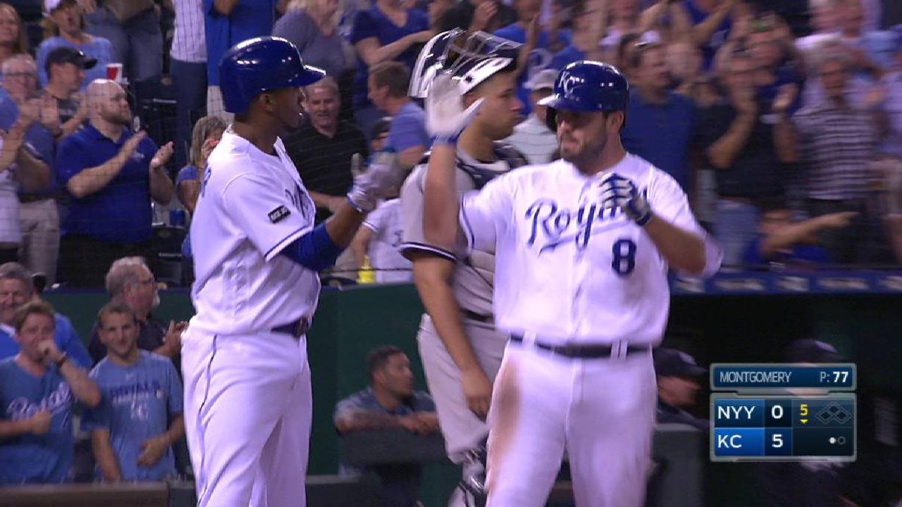 Moose mashes, Duffy dominates vs. Yankees