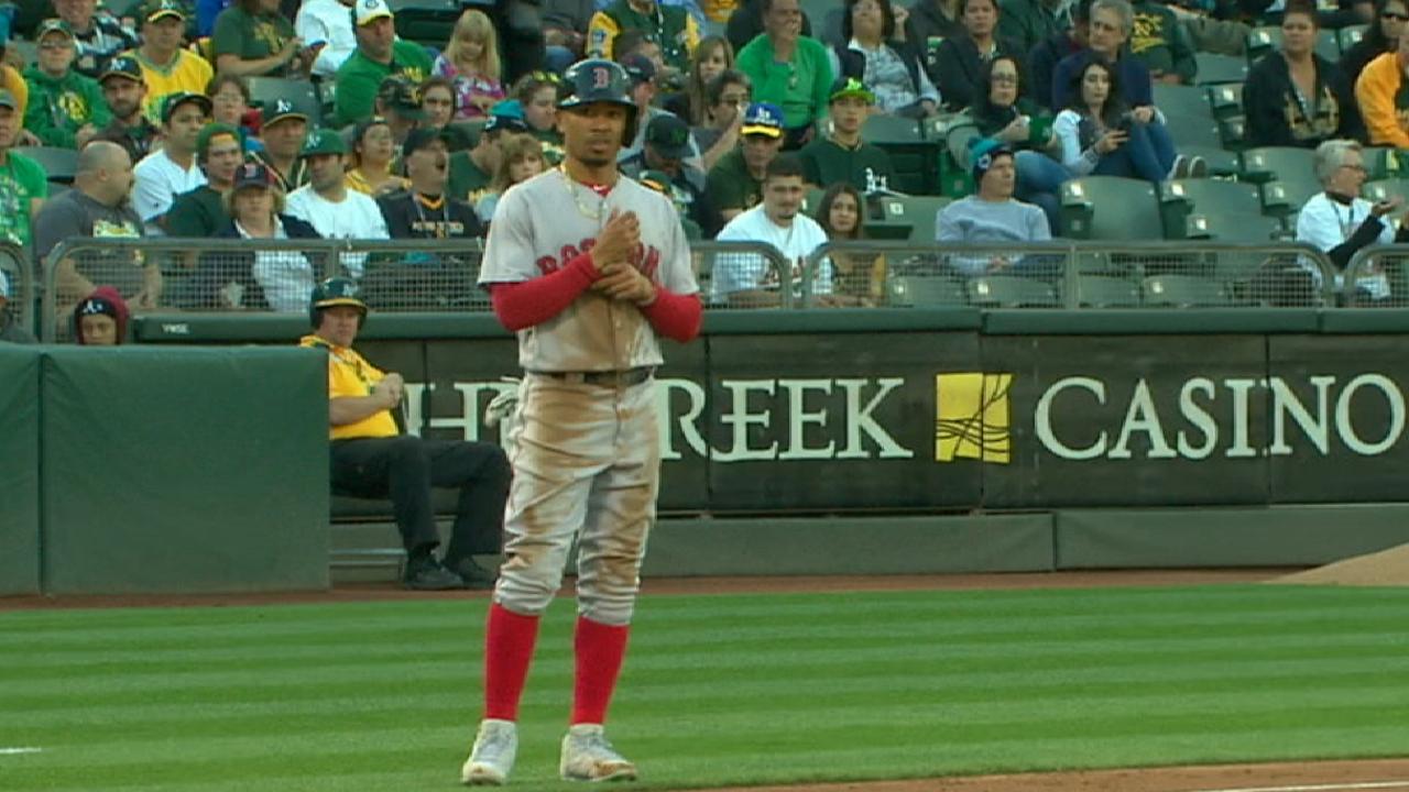 Red Sox cool off after fast start in Oakland